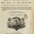 l'Encyclopédie, Tome I