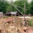 Guédelon : les maçons