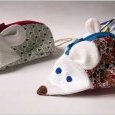 Souris porte-monnaie couture